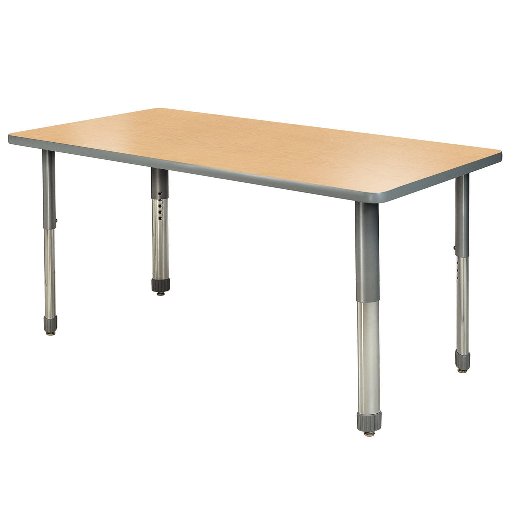 Aero Activity Table, 60 x 66 Horseshoe, Oval Adjustable Height Legs -  NextGen Furniture, Inc.