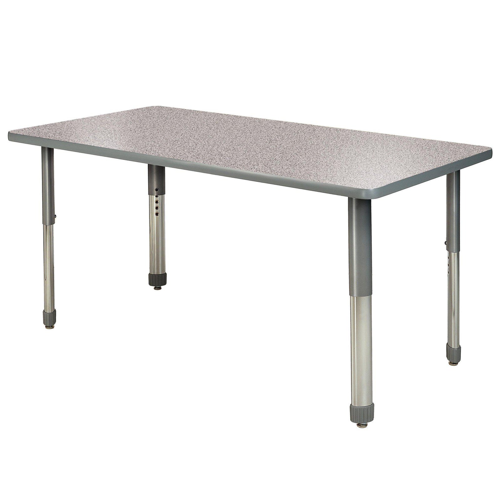 Aero Activity Table, 24" x 48" Rectangle, Oval Adjustable Height Legs