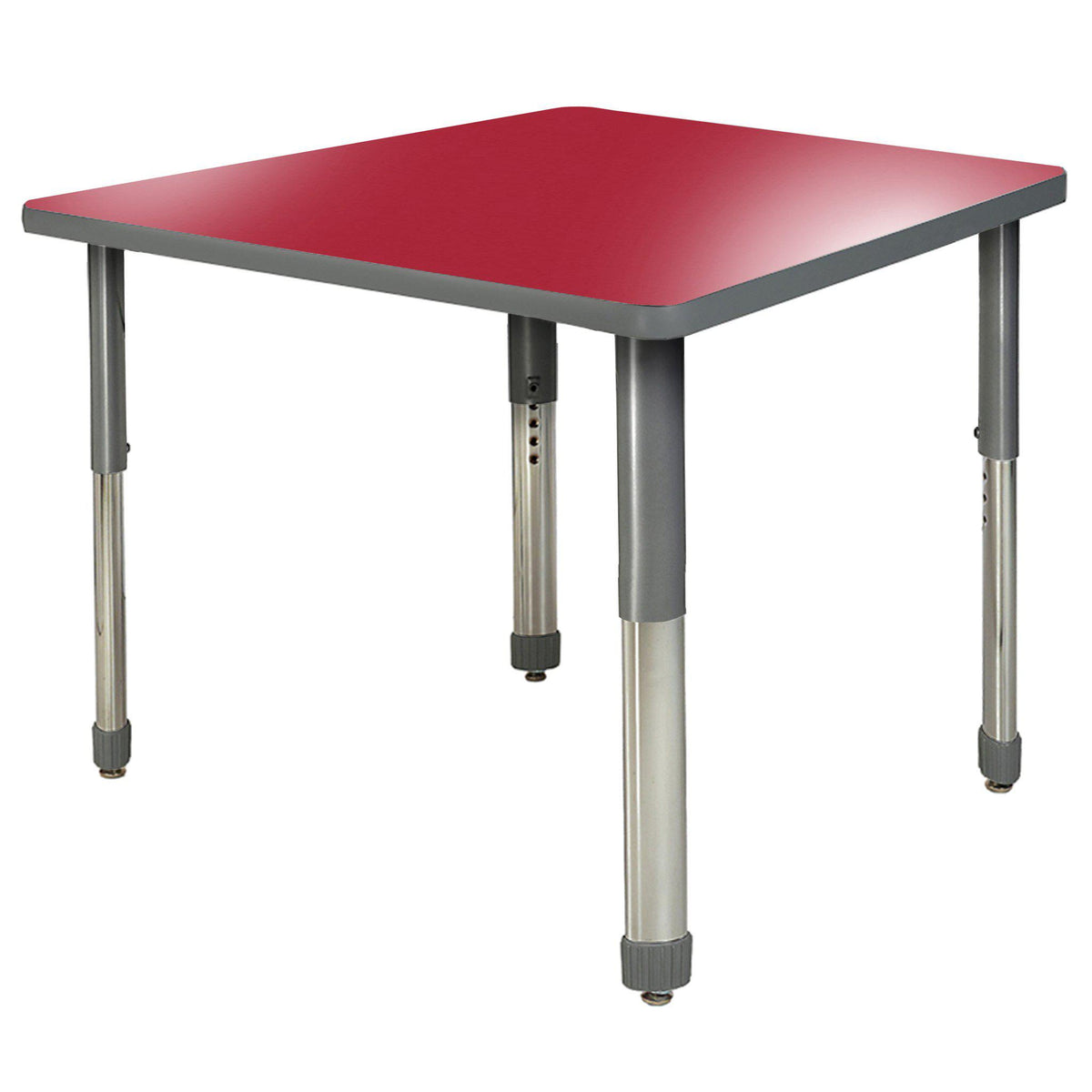 Aero Activity Table, 36" x 36" Square, Oval Adjustable Height Legs