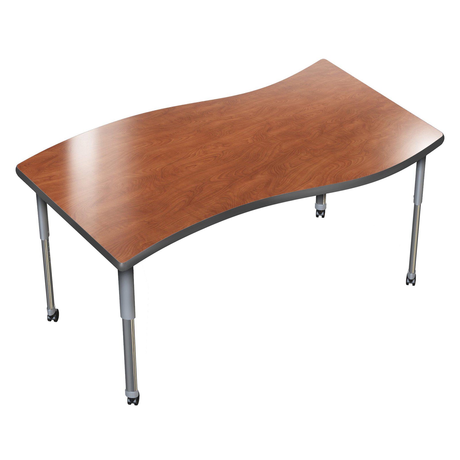 Aero Activity Table, 30" x 48" Surge, Oval Adjustable Height Legs