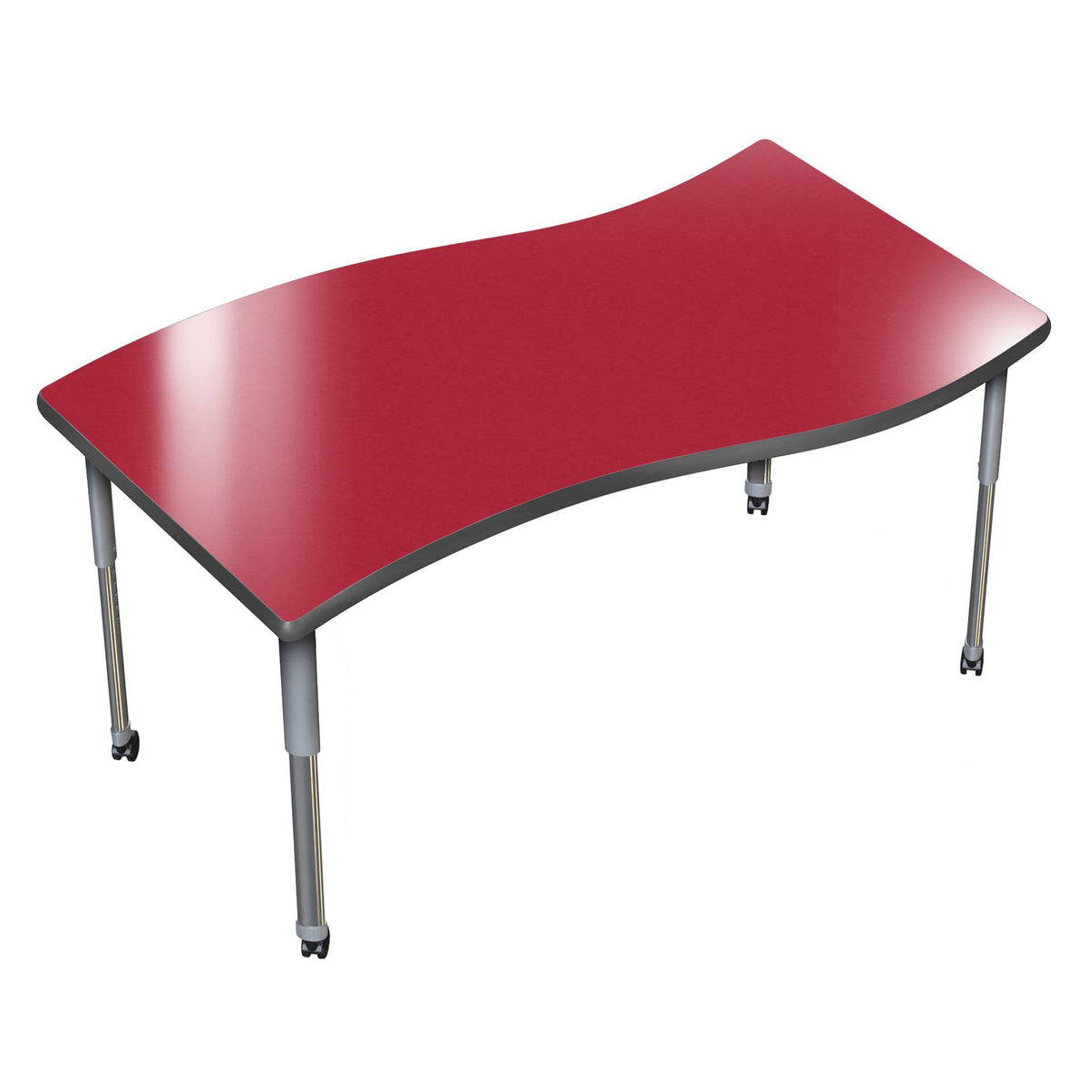 Aero Activity Table, 30" x 48" Surge, Oval Adjustable Height Legs
