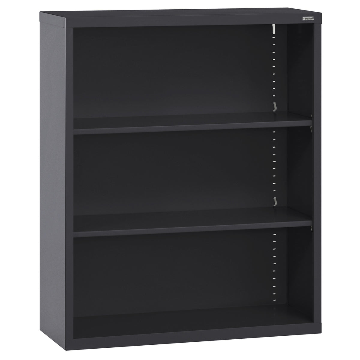 Elite Series Welded 3-Shelf Bookcase, 2 Adjustable Shelves and Bottom Shelf, 36" W x 18" D x 36" H