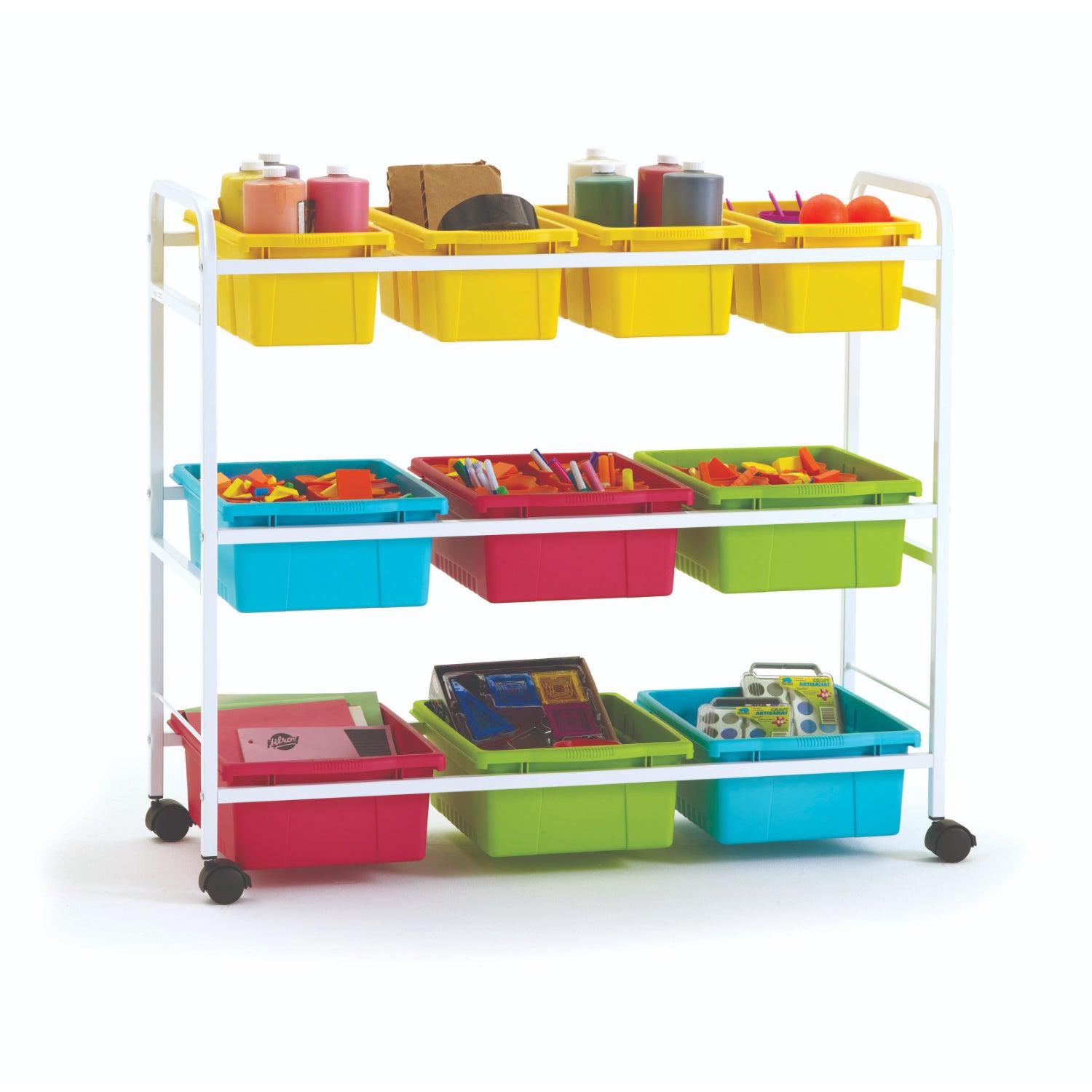 Book Browser Cart with Deluxe Tub Pack
