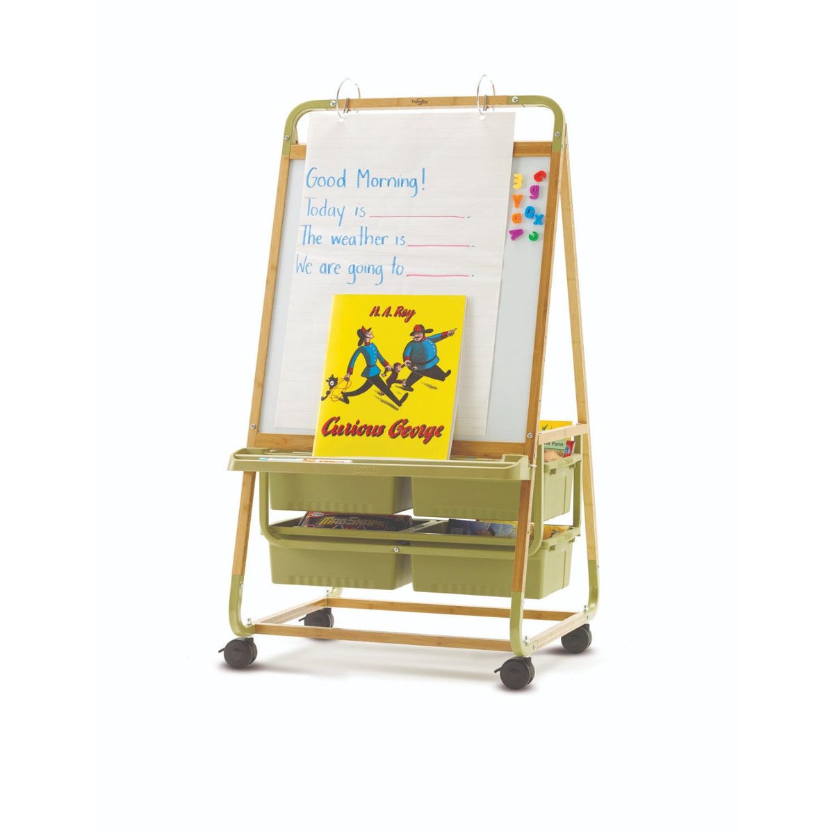 Single Sided Bamboo Teaching Easel