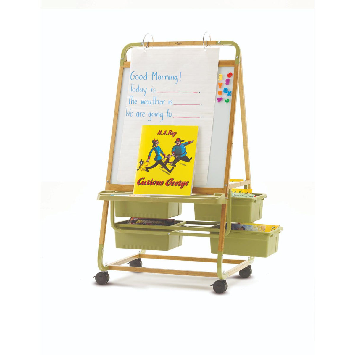 Single Sided Bamboo Teaching Easel