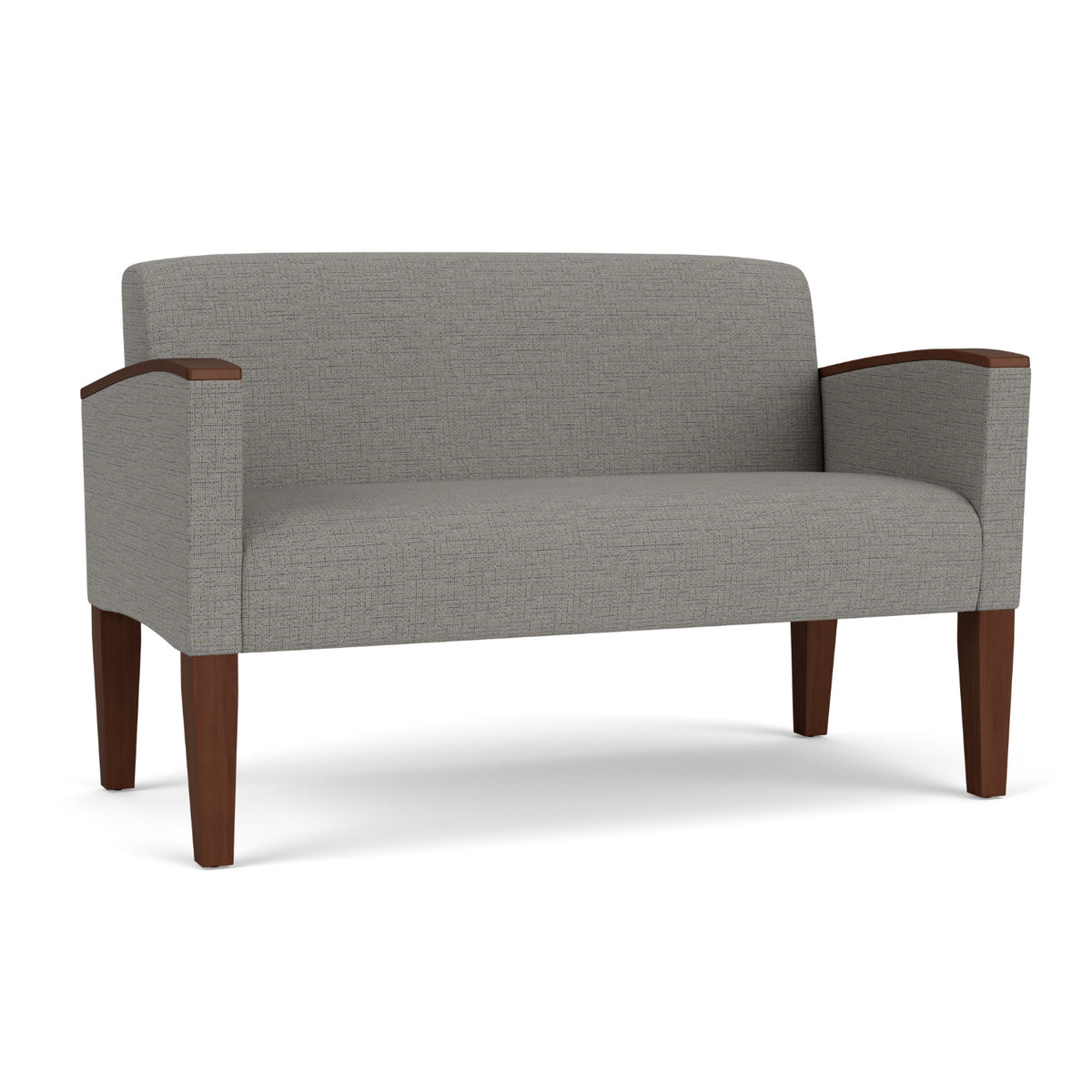 Belmont Collection Reception Seating, Loveseat, Designer Fabric Upholstery, FREE SHIPPING