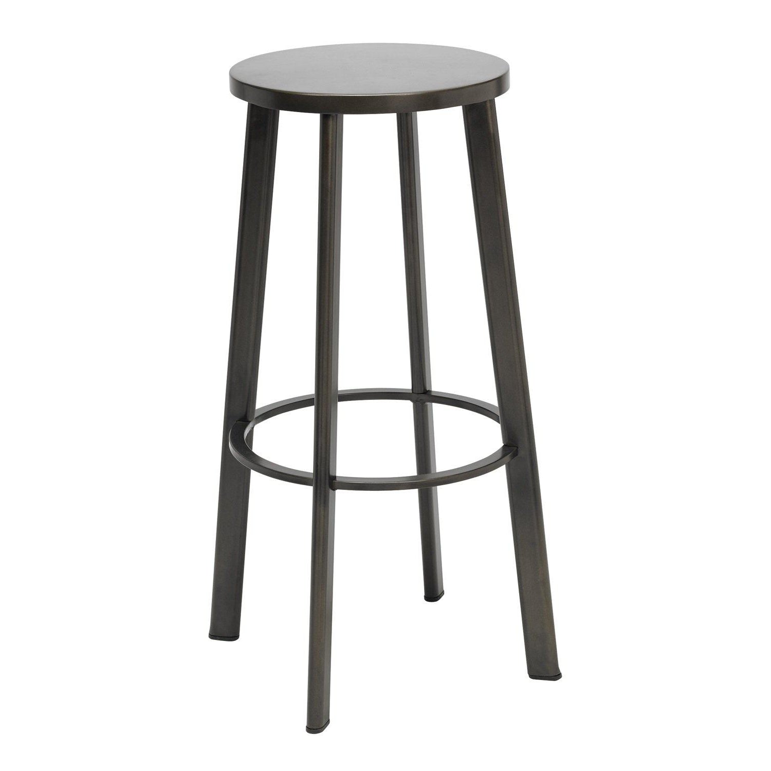 Nucleus Series Cafe-Height Stool with ilira-Stretch M4 Back, Supports Up to  300 lb, Black Seat/Back, Platinum Base - Office Express Office Products