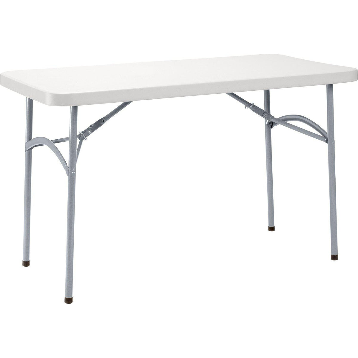 Heavy-Duty "Smooth Top" Blow Molded Plastic Folding Table, 24" x 48"