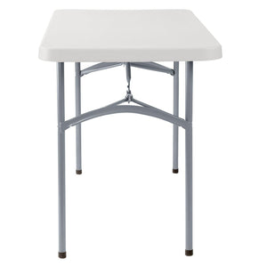 Heavy-Duty "Smooth Top" Blow Molded Plastic Folding Table, 24" x 48"