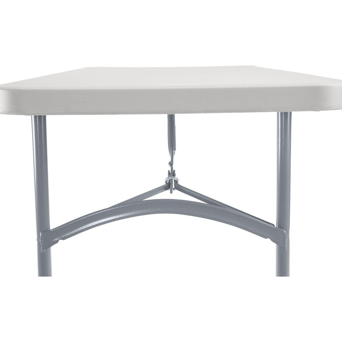 Heavy-Duty "Smooth Top" Blow Molded Plastic Folding Table, 24" x 48"