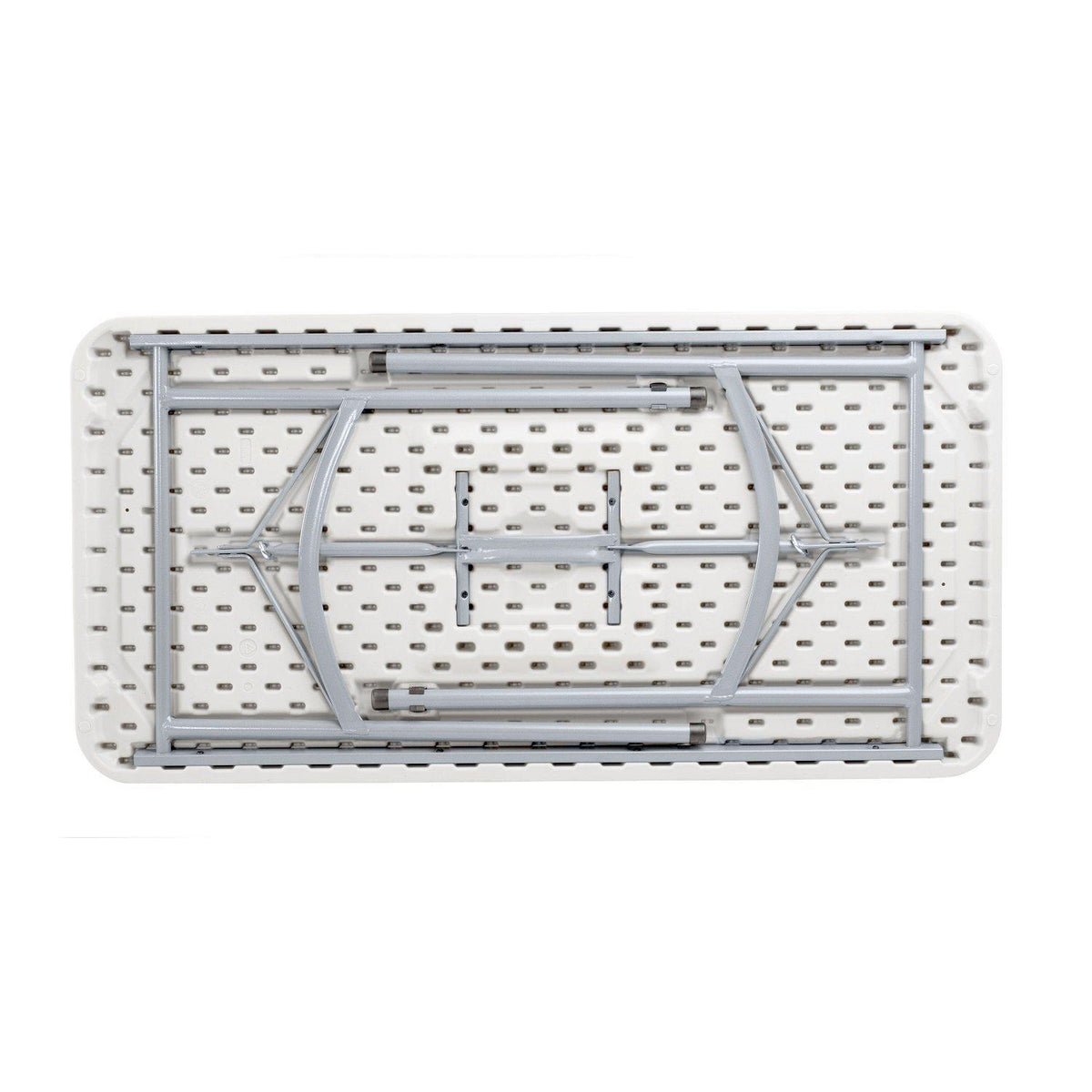 Heavy-Duty "Smooth Top" Blow Molded Plastic Folding Table, 24" x 48"