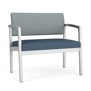 Lenox Steel Collection Reception Seating, Bariatric Chair, 750 lb. Capacity, Healthcare Vinyl Upholstery, FREE SHIPPING