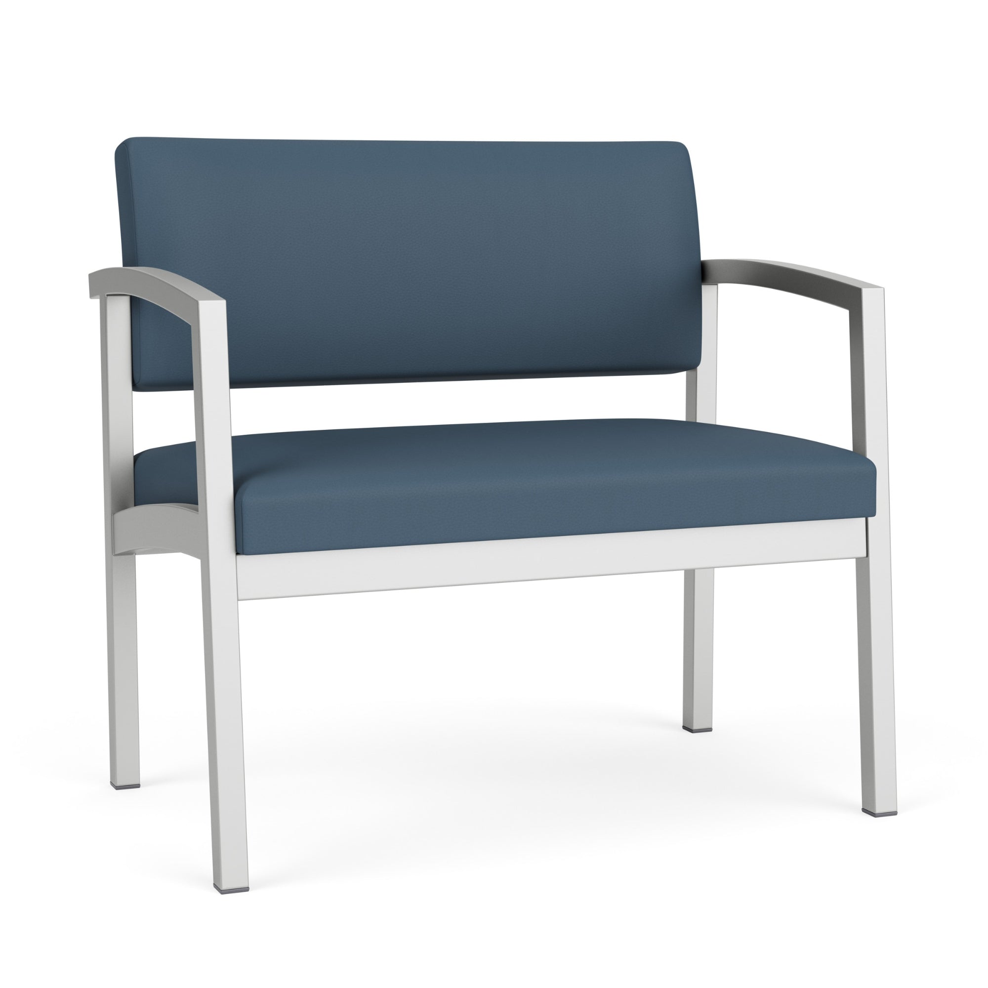 Lenox Steel Collection Reception Seating, Bariatric Chair, 750 lb. Capacity, Healthcare Vinyl Upholstery, FREE SHIPPING
