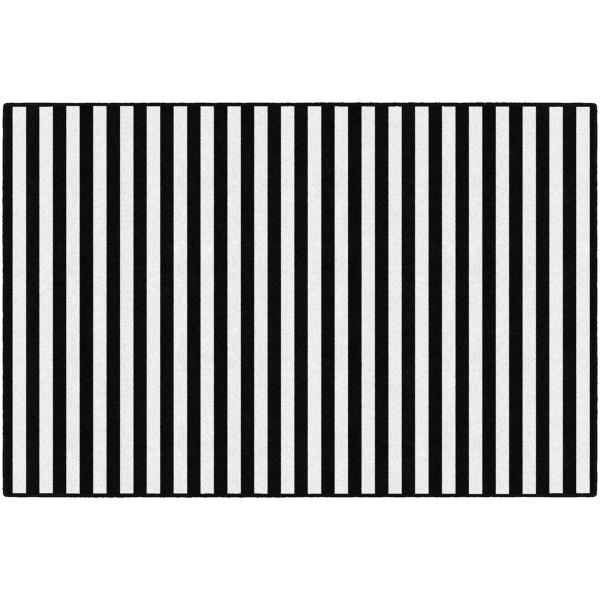 Schoolgirl Style Simply Stylish Black & White Stripe Rugs
