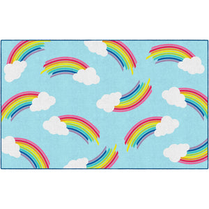 Schoolgirl Style Hello Sunshine Whimsical Rainbows Rugs