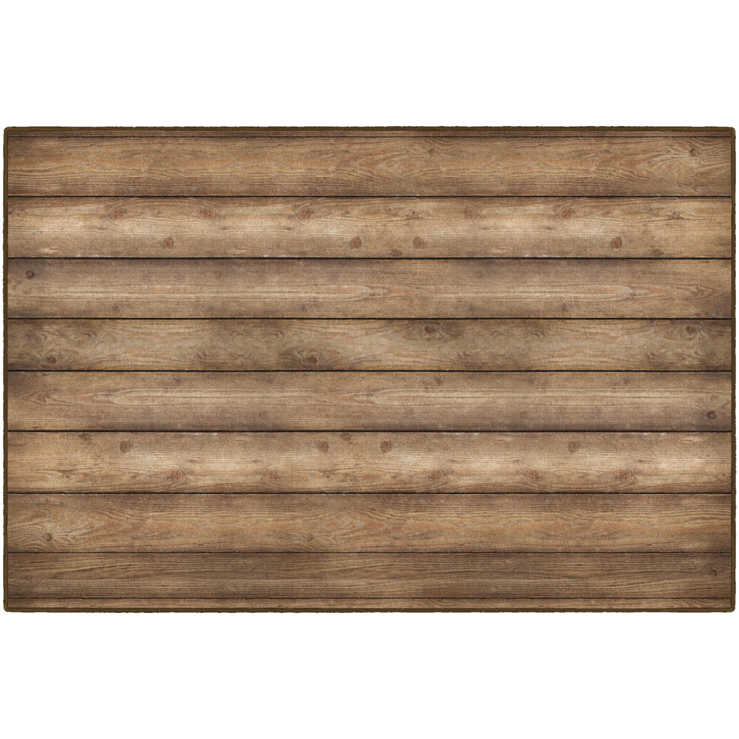 Schoolgirl Style Industrial Chic Rustic Wood Rugs