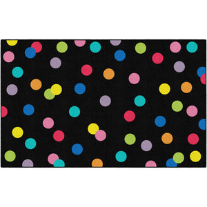 Schoolgirl Style Just Teach Rainbow Polka Dots Rugs