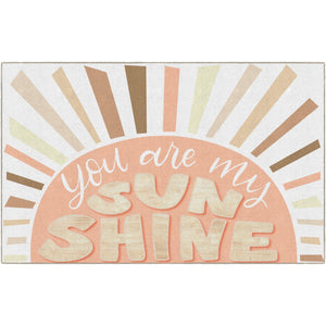 Schoolgirl Style Simply Stylish Boho Rainbow You Are My Sunshine Rugs