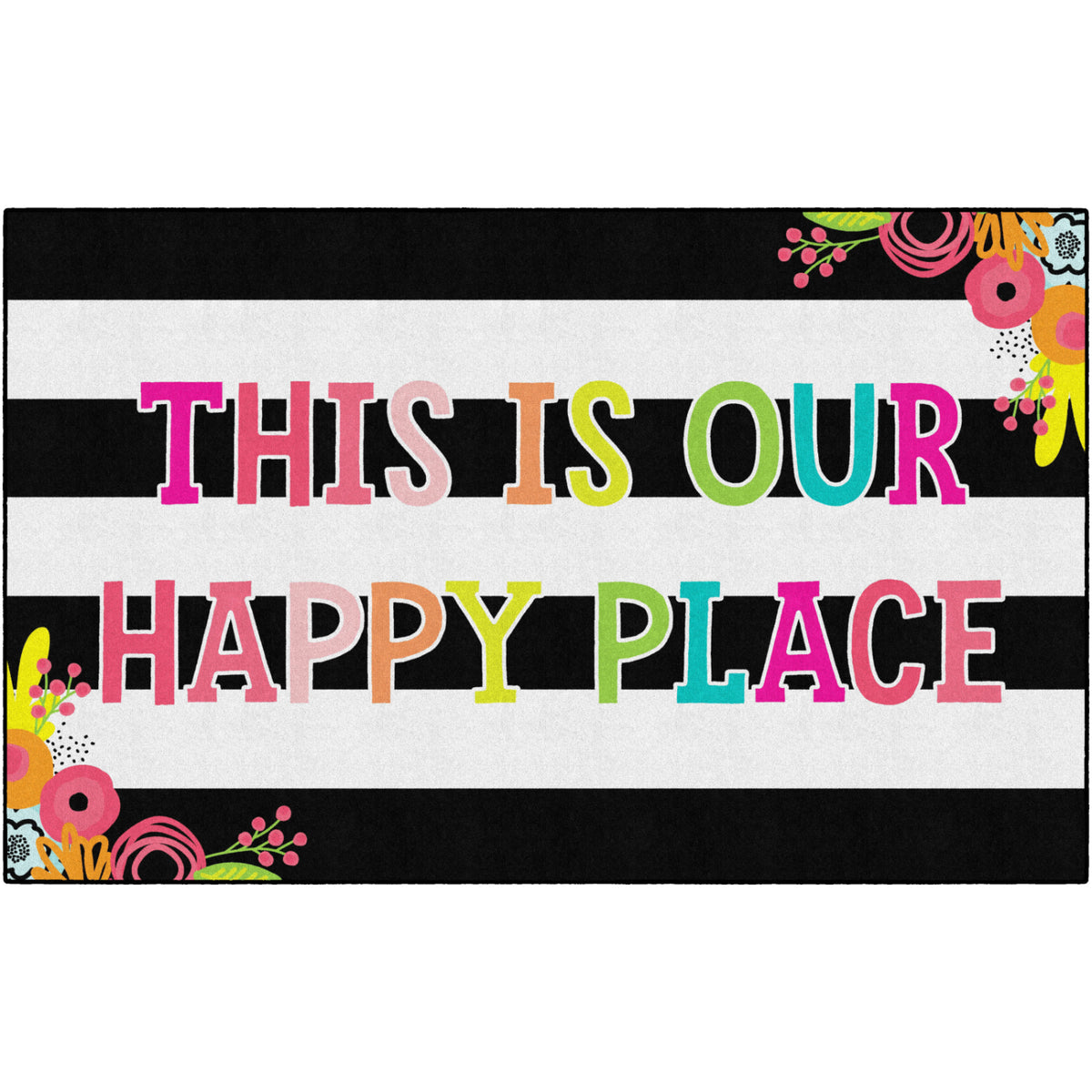 Schoolgirl Style Simply Stylish Tropical This Is Our Happy Place Rugs