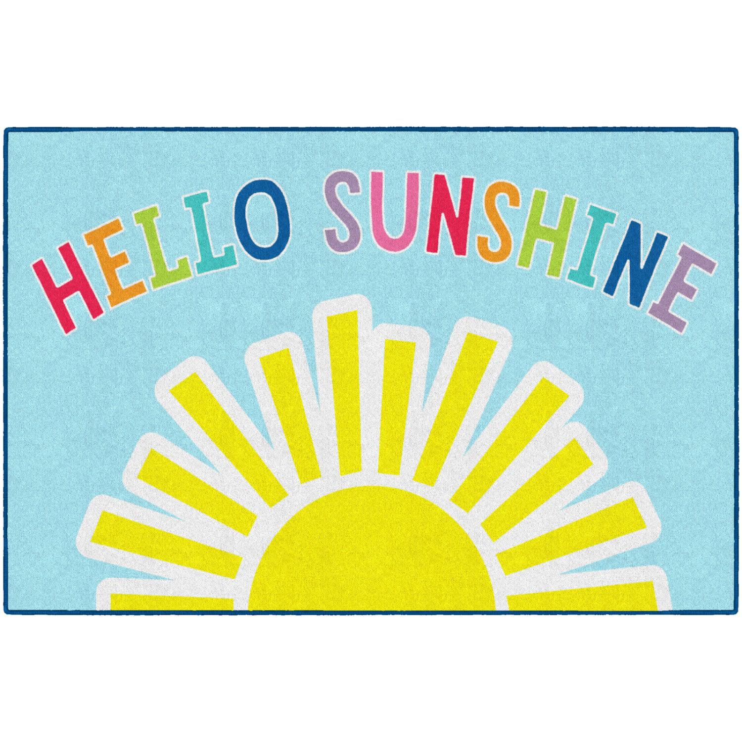 Schoolgirl Style Hello Sunshine Happy Sun Rugs