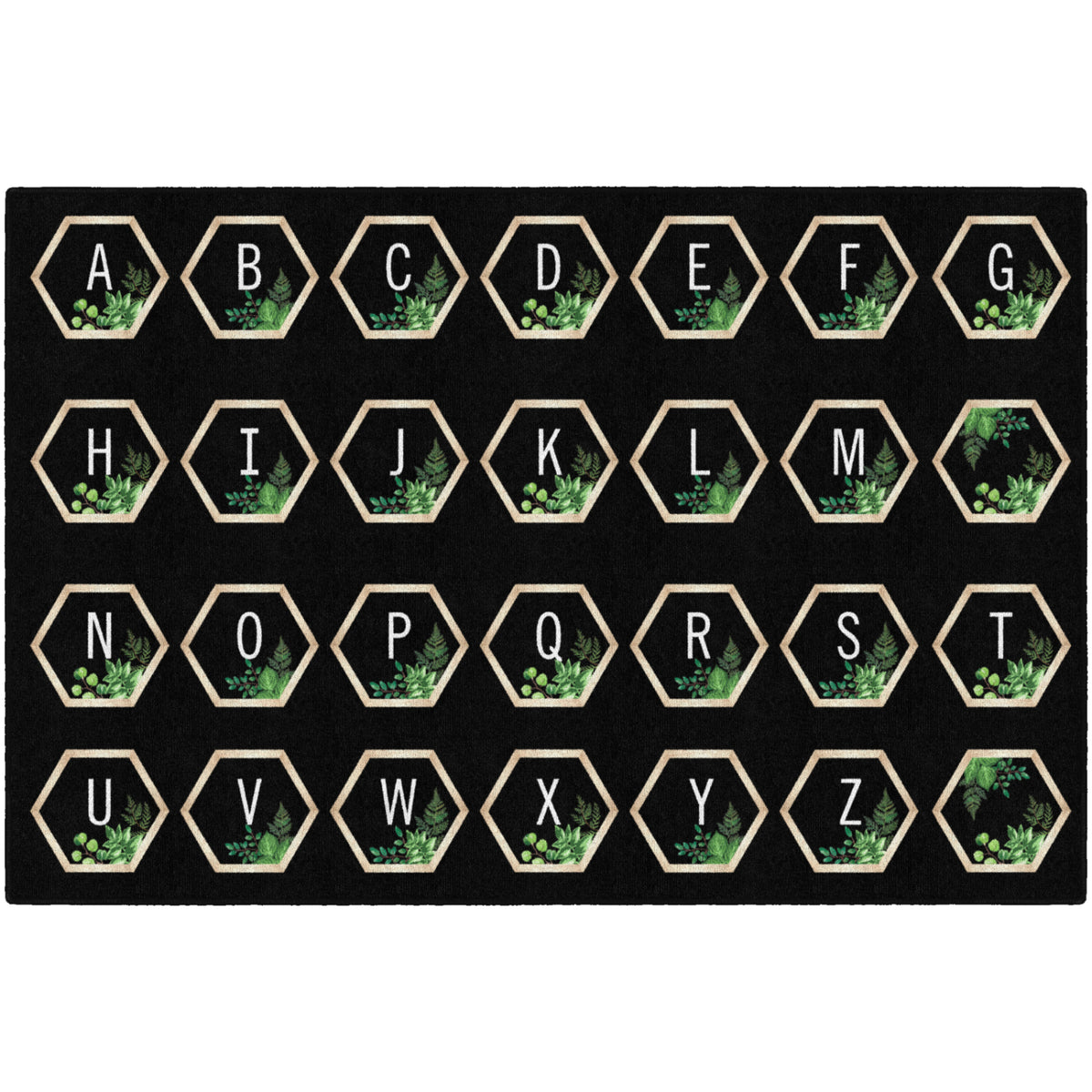 Schoolgirl Style Simply Boho ABC's Criss Cross Applesauce Spots Rugs