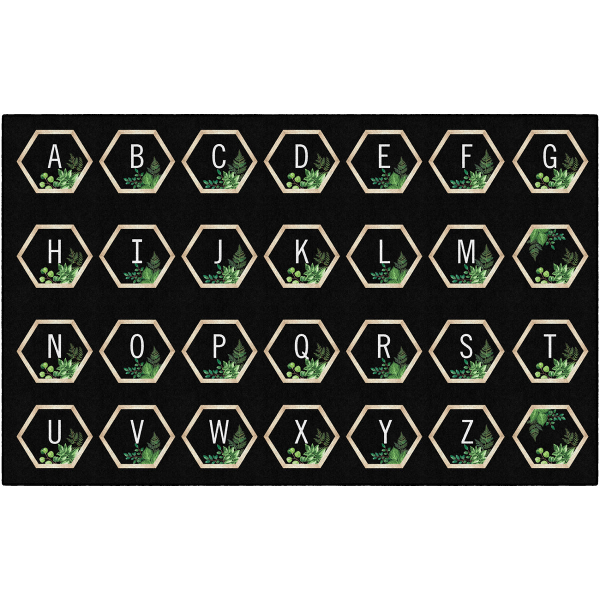 Schoolgirl Style Simply Boho ABC's Criss Cross Applesauce Spots Rugs