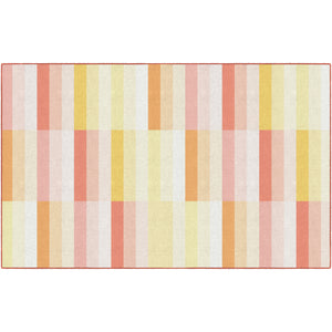 Schoolgirl Style Simply Safari Sunset Contemporary Stripes Rugs