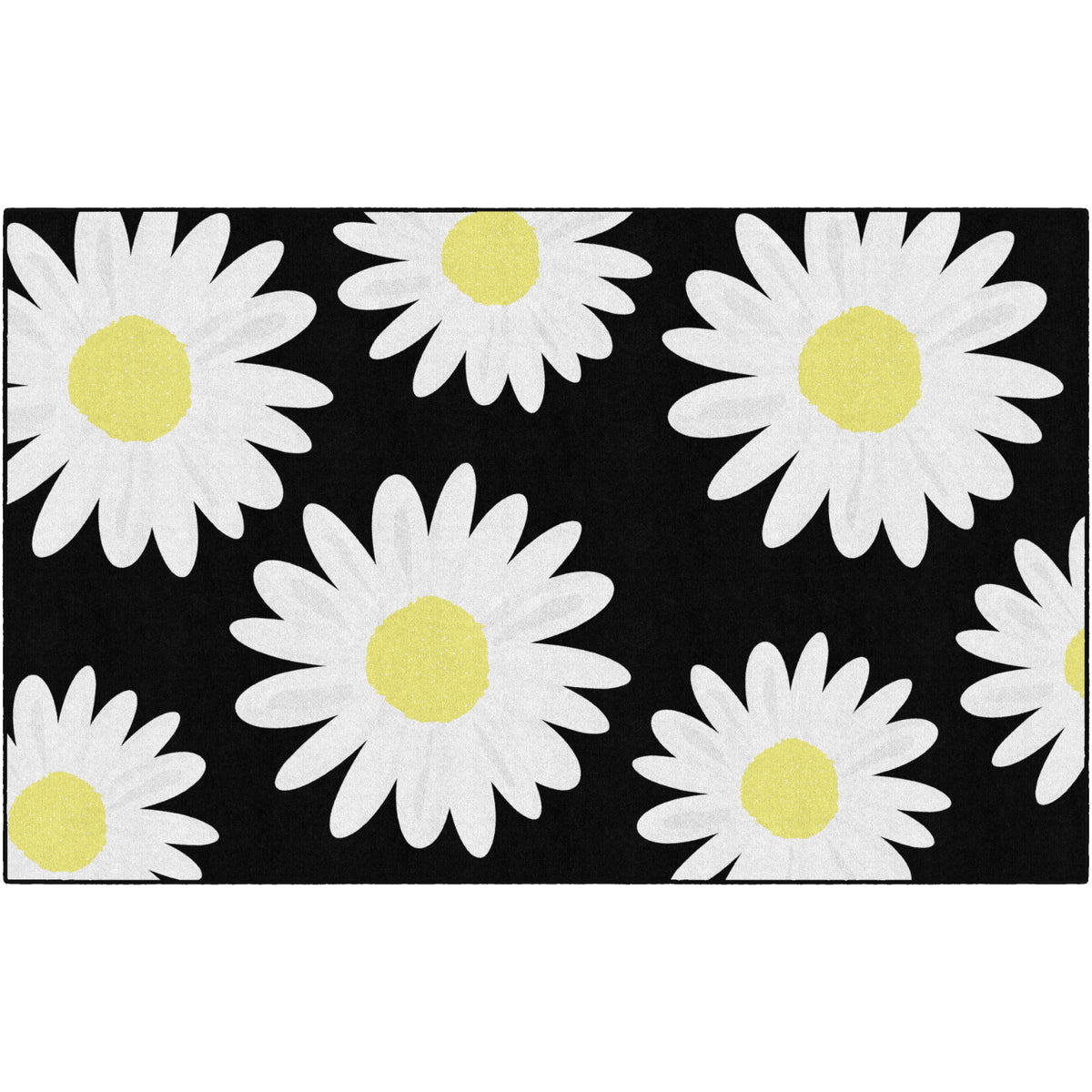 Schoolgirl Style Daisies Rugs