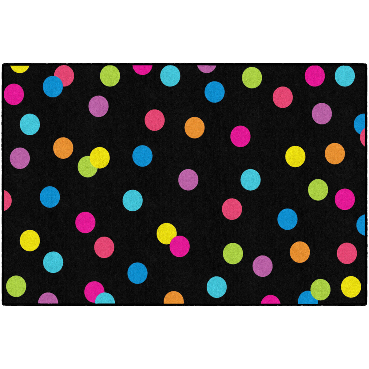 Schoolgirl Style Neon Dots Rugs
