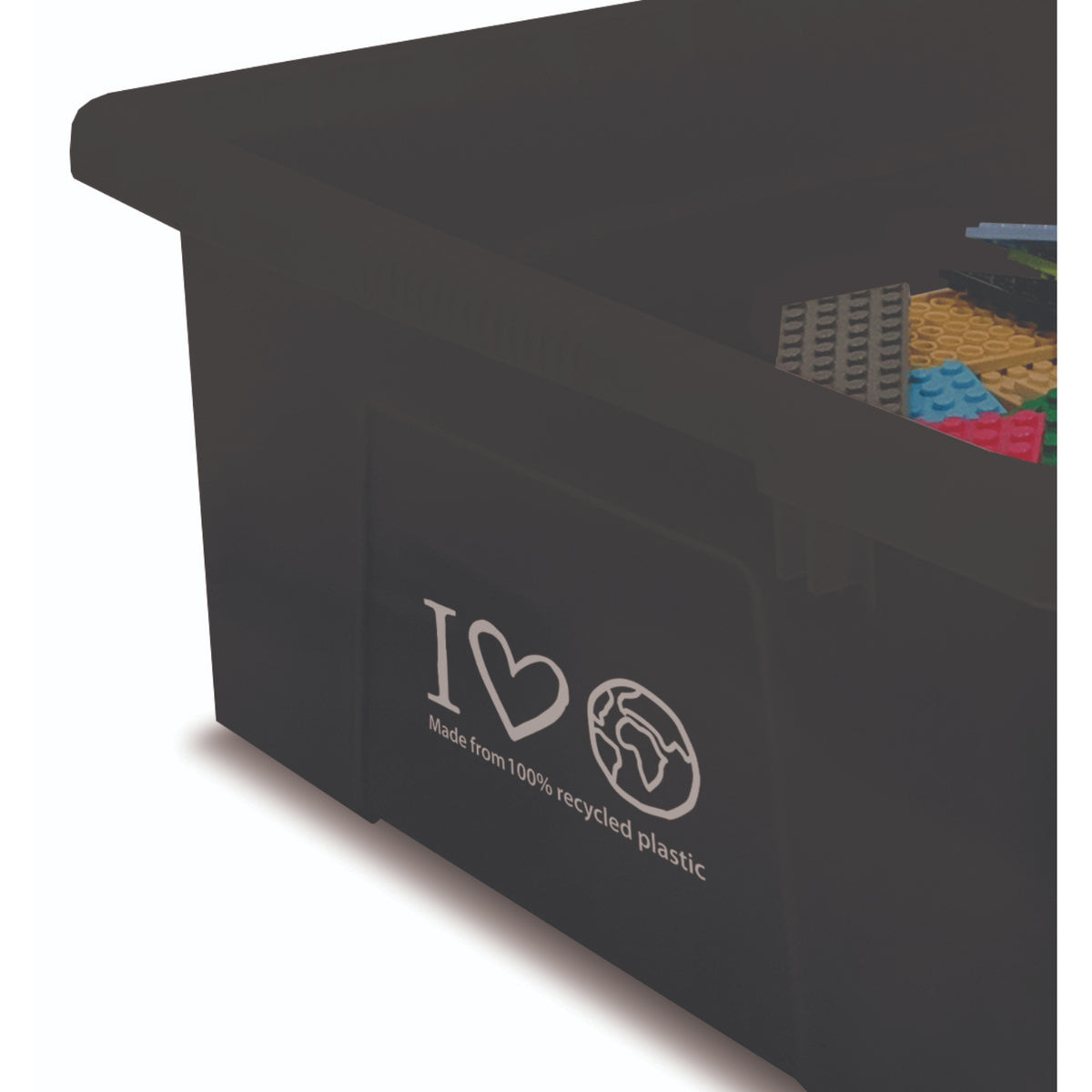 Leveled Reading Book Browser Cart with 9 Tubs, 100% Recycled Plastic Tubs