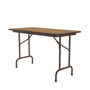 Solid Plywood Core Folding Table, Premium High-Pressure Laminate Top, 29" Fixed Height, 24" x 48"