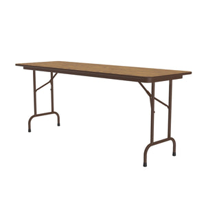 Solid Plywood Core Folding Table, Premium High-Pressure Laminate Top, 29" Fixed Height, 24" x 72"