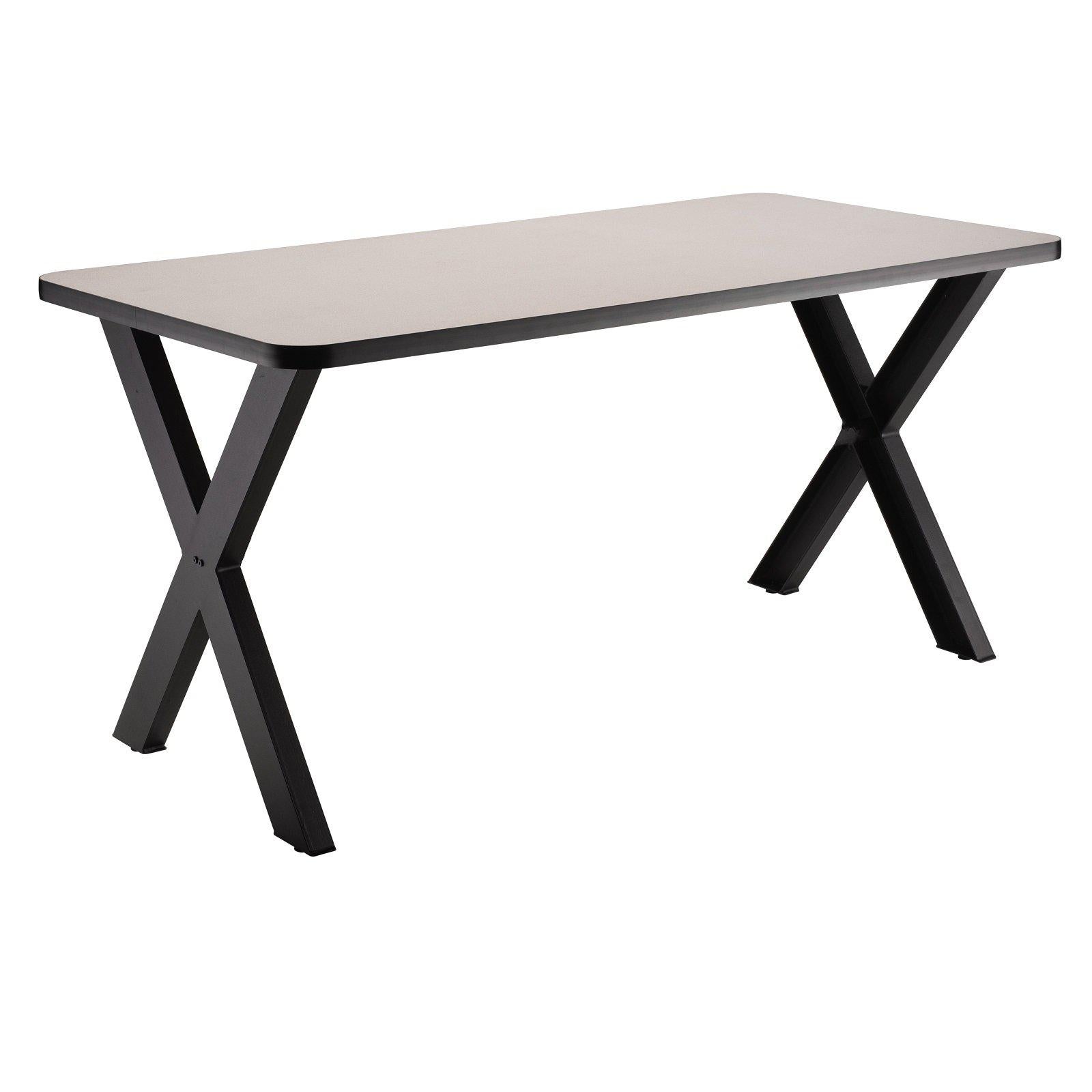 Collaborator Table, 30" x 60", Rectangle, 30" Dining Height, High Pressure Laminate Top, MDF Core