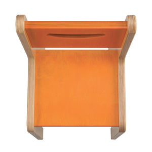 Whitney Plus Chair, 12" Seat Height, Orange