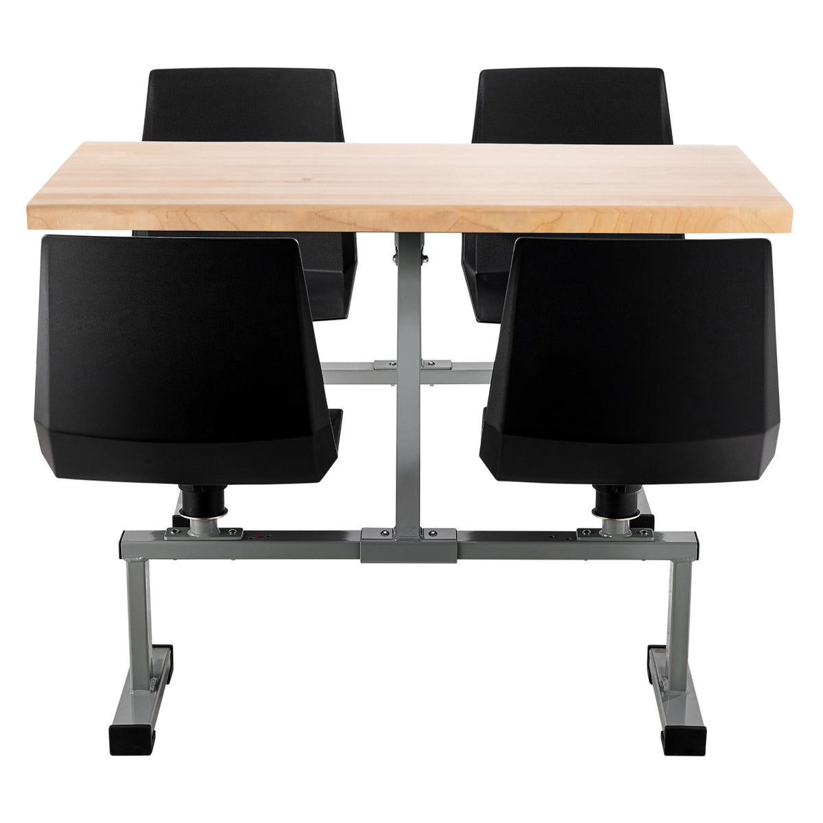 Cluster Swivel Booth, 24" x 48", Butcherblock Top