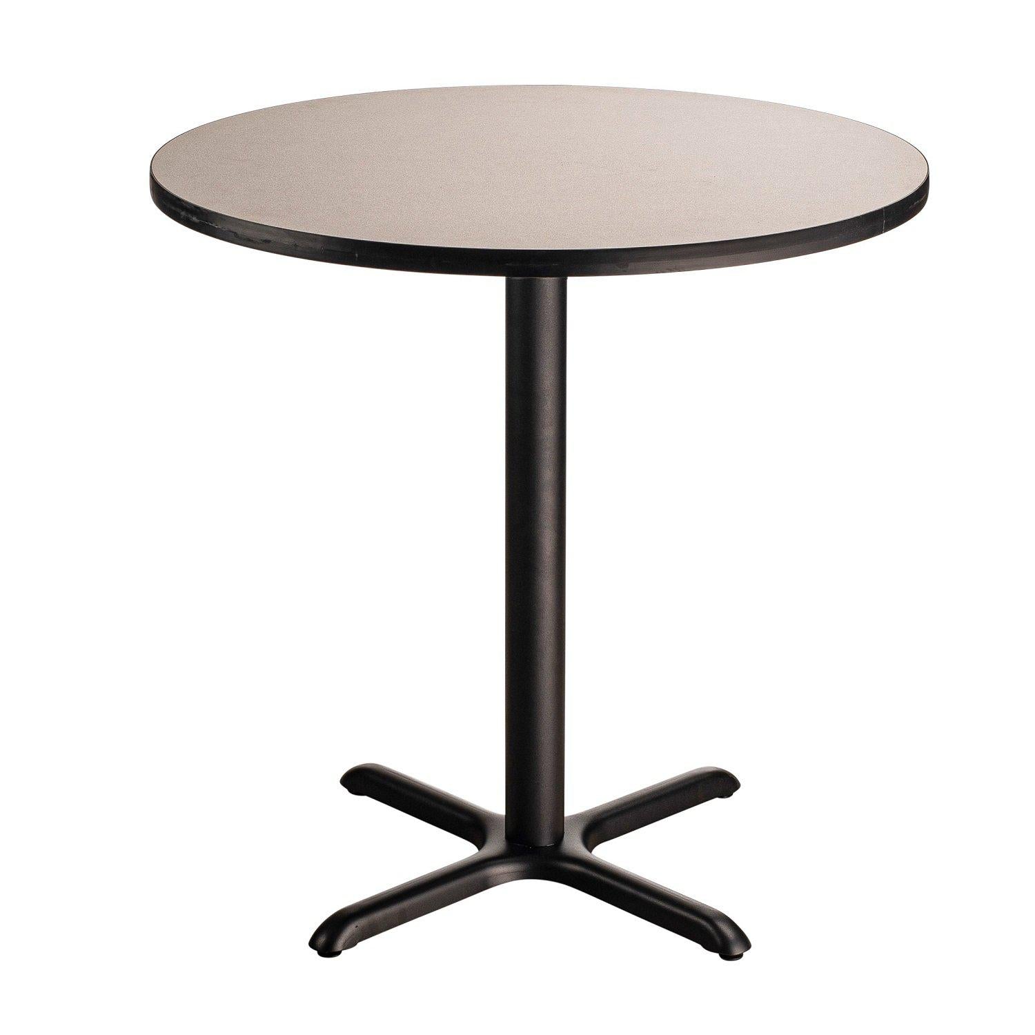 Café Table, 24" Round, "X" Base, 36" Counter Height