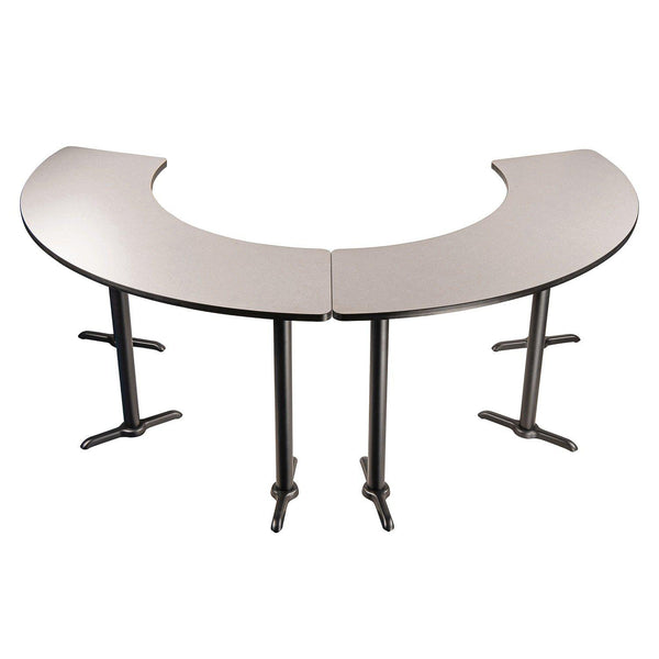 BAR COUNTER TABLE SMBT×NTF ZENX Bar Table with Charging Station, Rectangular Pub Table