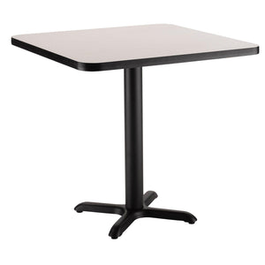Café Table, 42" Square, "X" Base, 30" Dining Height