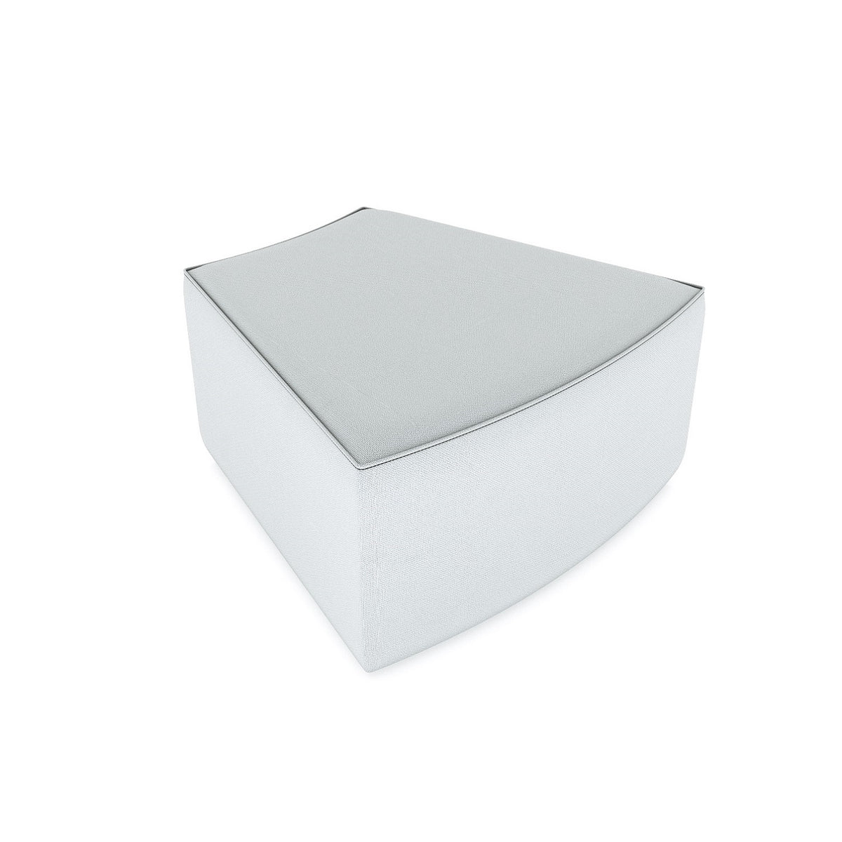 Fomcore Armless Series Curved Bench 30 with 100% ALL-FOAM CORE, Antibacterial Vinyl Seat with Patterned Vinyl Sides, LIFETIME WARRANTY, FREE SHIPPING