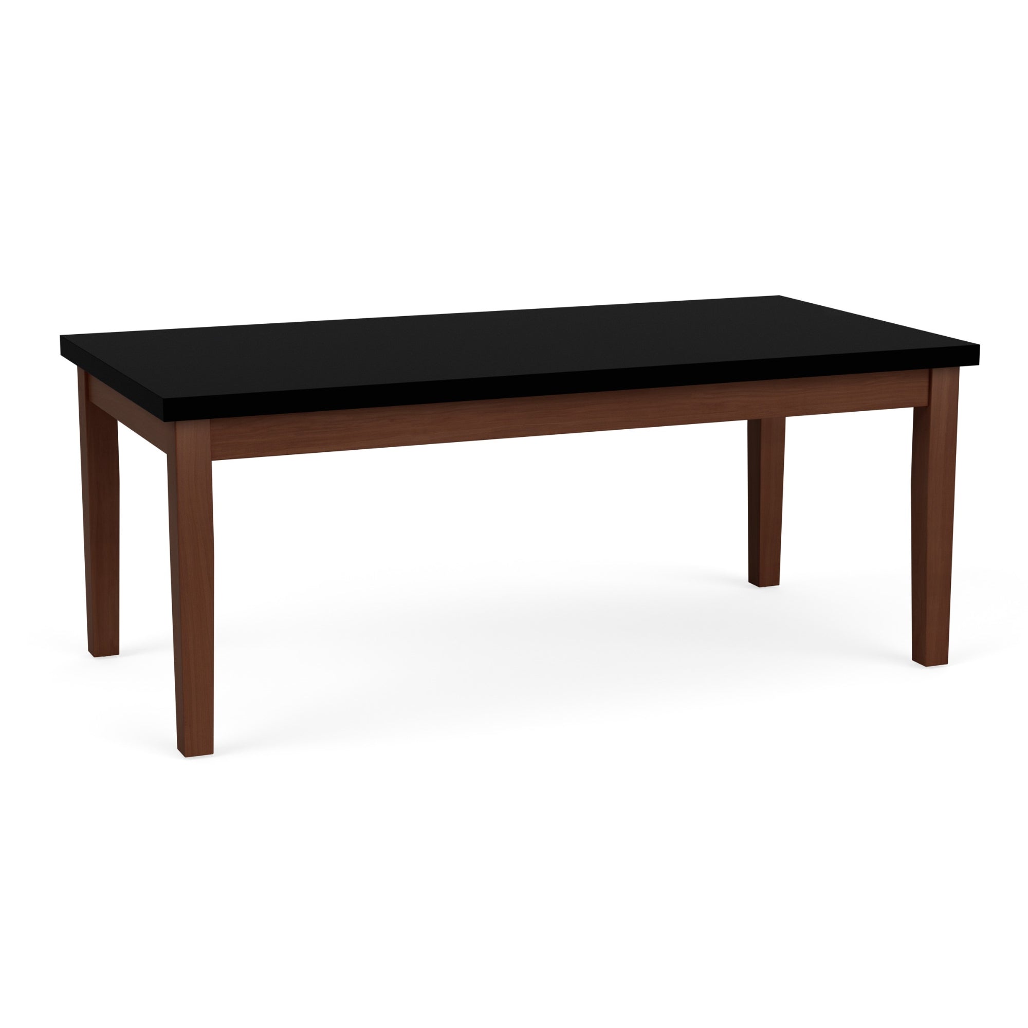 Lenox Wood Collection Coffee Table, Black Laminate Tabletop, FREE SHIPPING