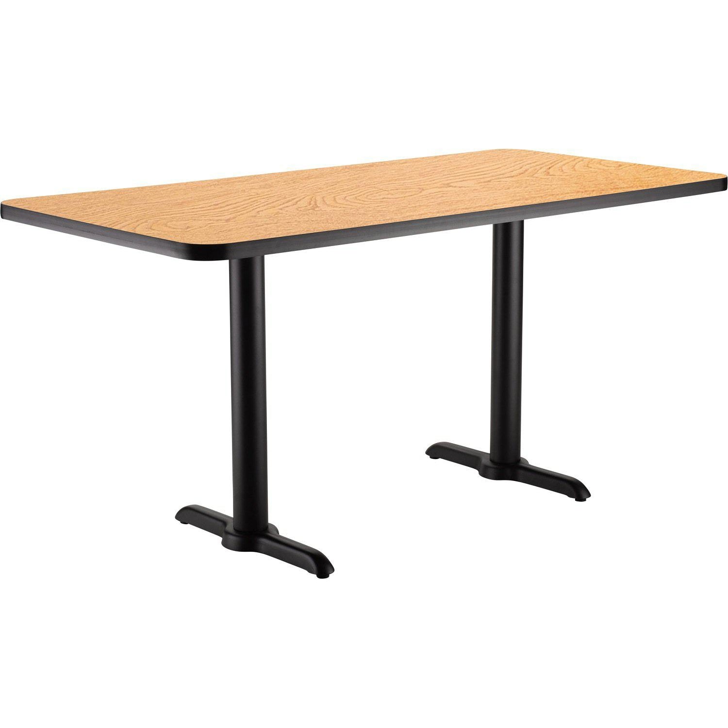 Café Table, 24"x42" Rectangle, "T" Base, 30" Dining Height