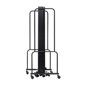Robo Clear Acrylic Room Divider with Black Frame, 6' Height, 7 Sections