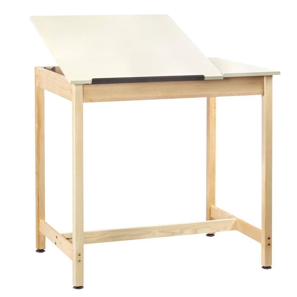 Drawing Table with Basic 2-Piece Top