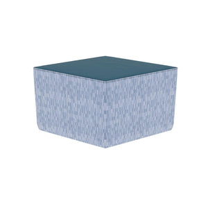 Fomcore Network Series Diamond Ottoman with 100% ALL-FOAM CORE, Antibacterial Vinyl Seat with Patterned Vinyl Sides, LIFETIME WARRANTY, FREE SHIPPING