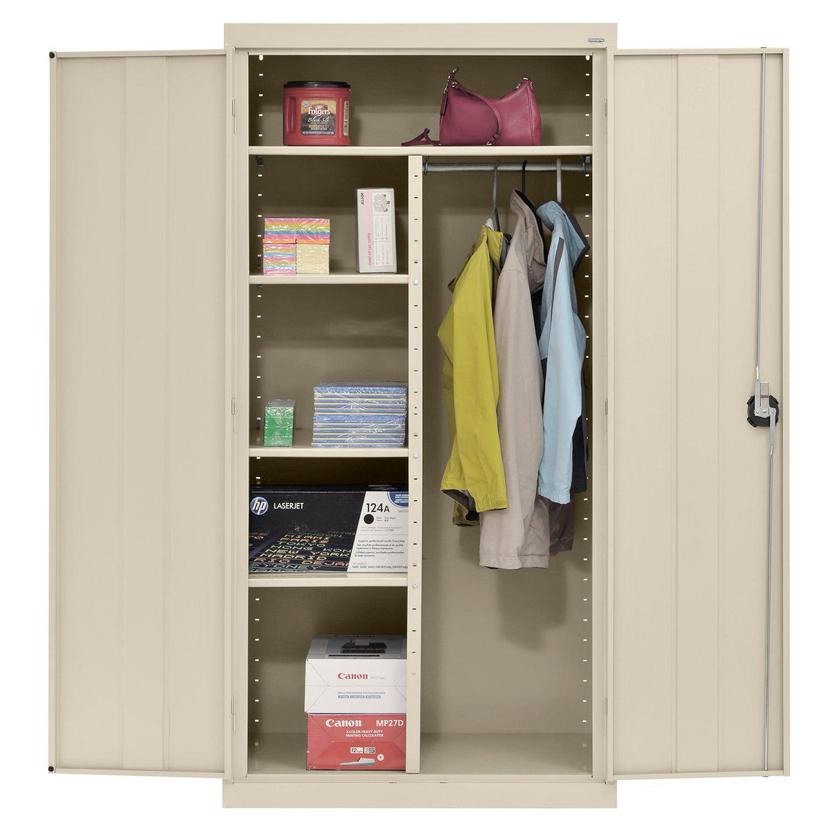 Elite Series Combination Storage Cabinet, 36" W x 24" D x 72" H