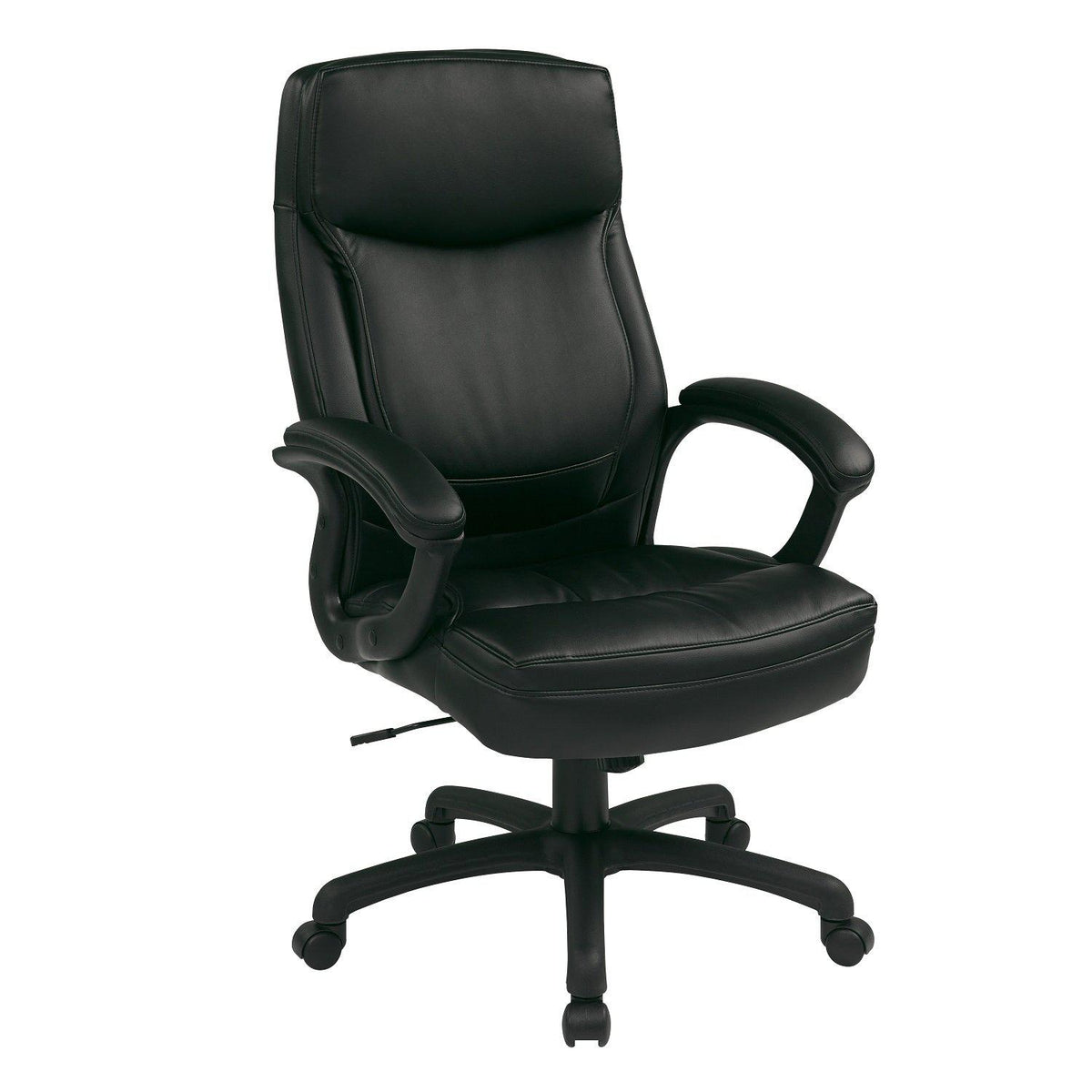 Executive High Back Bonded  Leather Chair with Color-Match Stitching