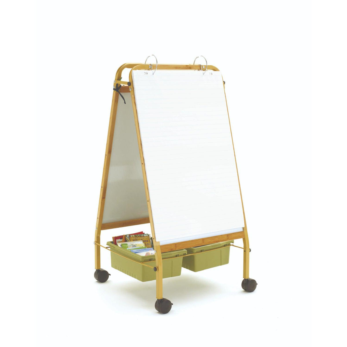 Learning Station Containers Bamboo Early Learning Station with Sage Tubs - NextGen Furniture, Inc.