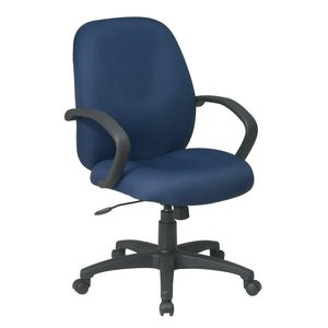 Executive Mid Back Manager's Chair with C-Style Arms