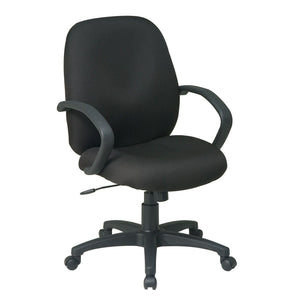 Executive Mid Back Manager's Chair with C-Style Arms