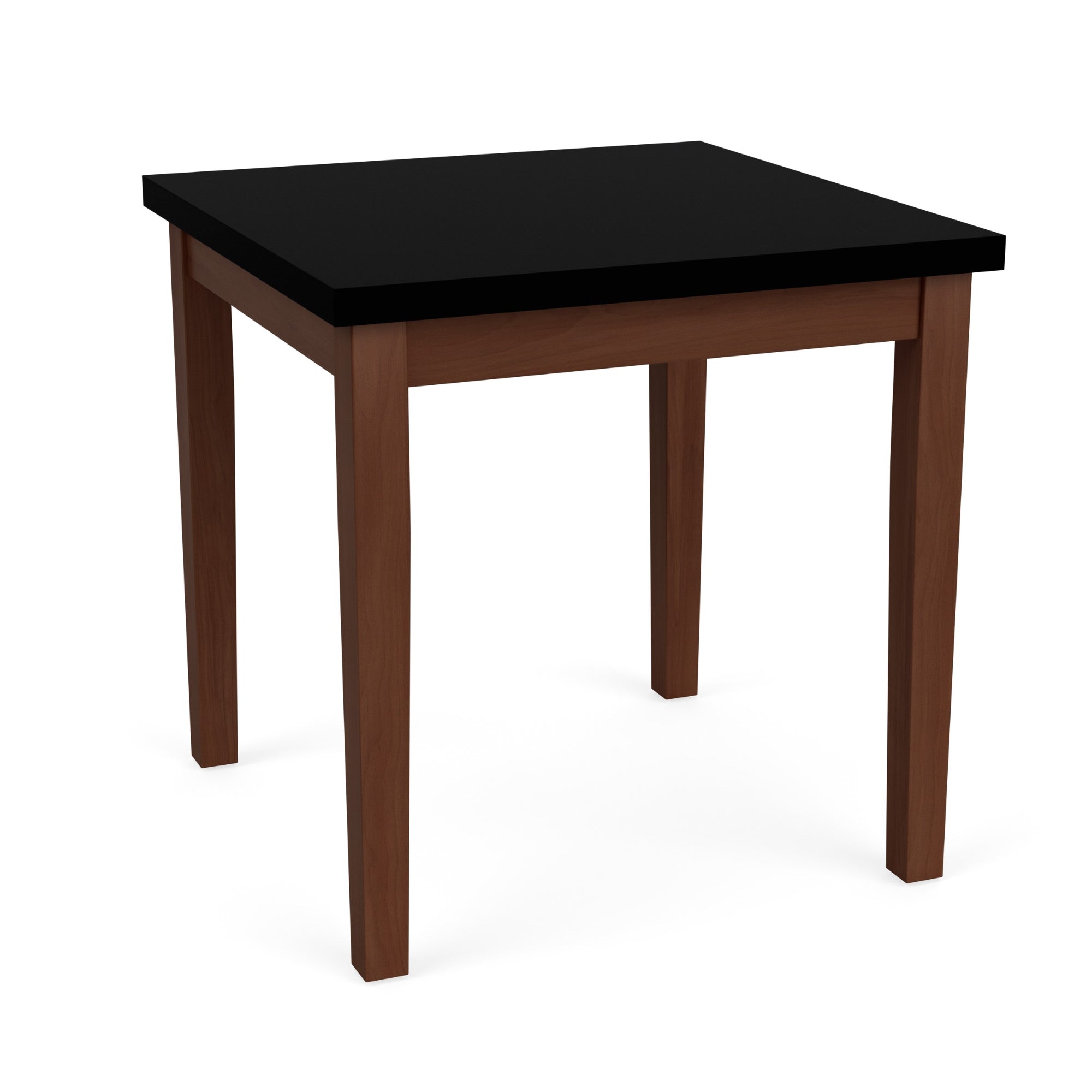 Lenox Wood Collection End Table, Black Laminate Tabletop, FREE SHIPPING